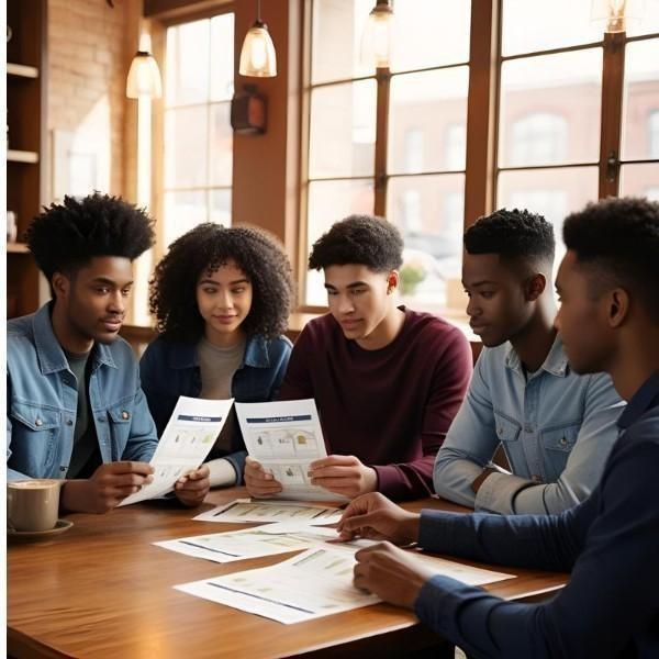 chicos valorando inmuebles