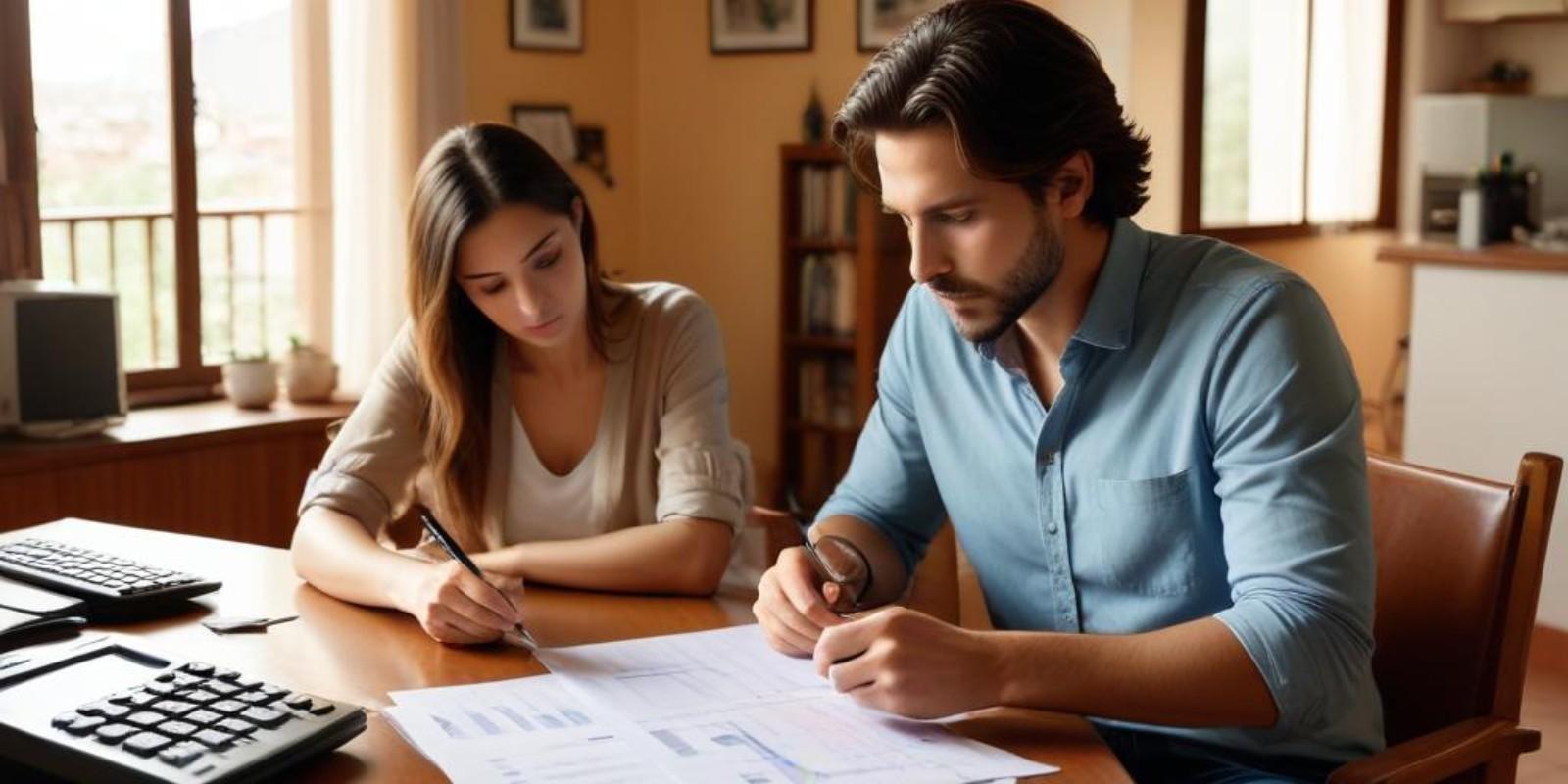 ¿Cómo se calcula la división de deudas y préstamos compartidos?